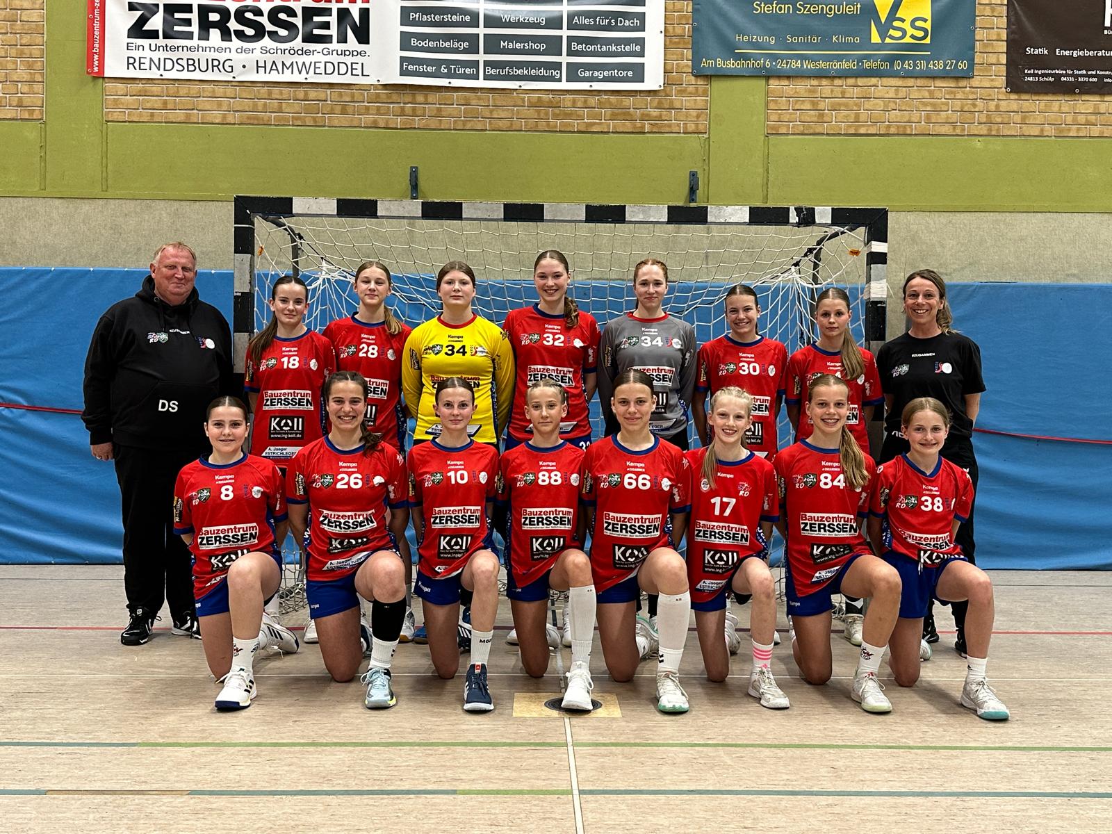 Mannschaftsfoto der wJC1